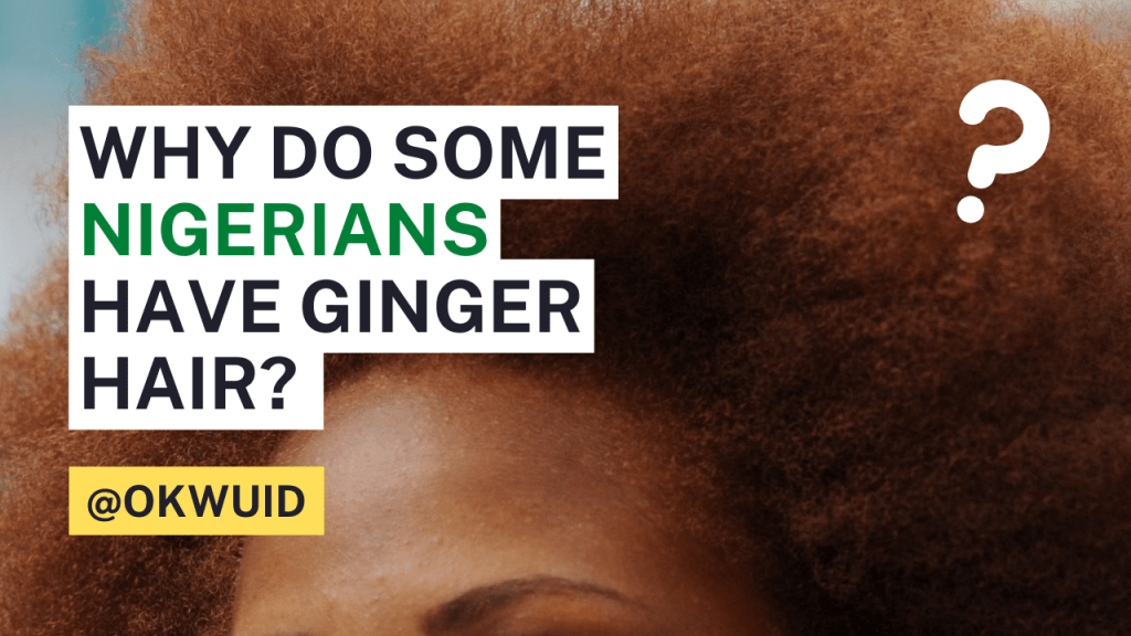 Black with red hair: Why do some Nigerians have red&nbsp;hair?